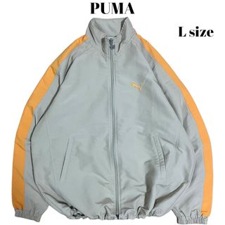 プーマ(PUMA)の00’s PUMA トラックジャケット ワンポイント ベージュ パンク Y2K(その他)