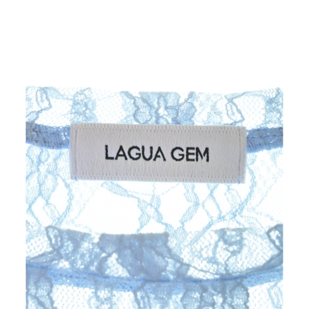 LAGUA GEM(ラグアジェム)のLAGUA GEM ラグアジェム カジュアルシャツ F 青(レース) 【古着】【中古】 レディースのトップス(シャツ/ブラウス(長袖/七分))の商品写真