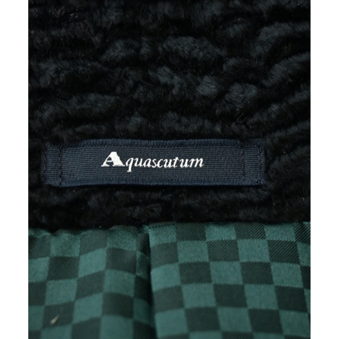 AQUA SCUTUM(アクアスキュータム)のAQUASCUTUM アクアスキュータム カジュアルジャケット 8(M位) 黒 【古着】【中古】 レディースのジャケット/アウター(テーラードジャケット)の商品写真