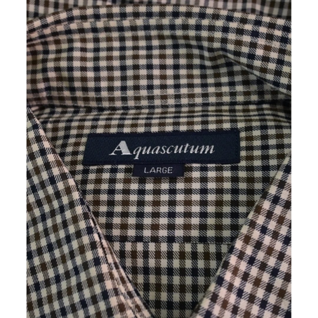 AQUA SCUTUM(アクアスキュータム)のAQUASCUTUM カジュアルシャツ L 【古着】【中古】 メンズのトップス(シャツ)の商品写真