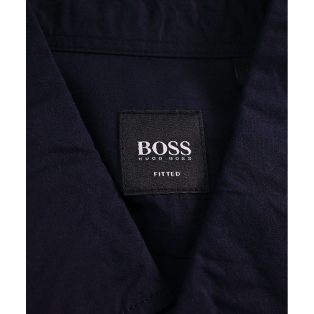 HUGO BOSS(ヒューゴボス)のHUGO BOSS ヒューゴボス カジュアルシャツ L 紺 【古着】【中古】 メンズのトップス(シャツ)の商品写真