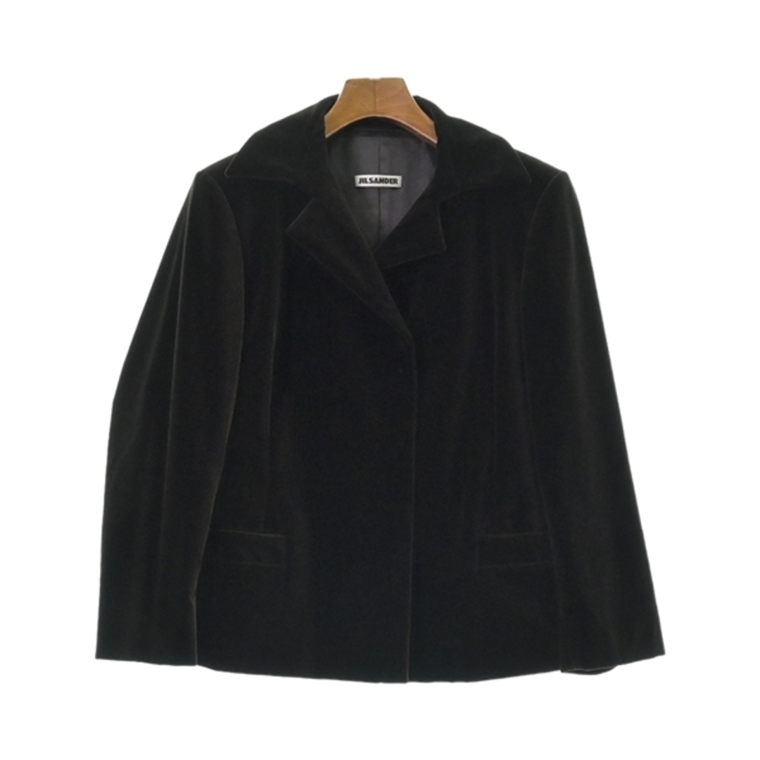 Jil Sander(ジルサンダー)のJIL SANDER ジルサンダー ジャケット 36(XS位) 茶 【古着】【中古】 レディースのジャケット/アウター(その他)の商品写真