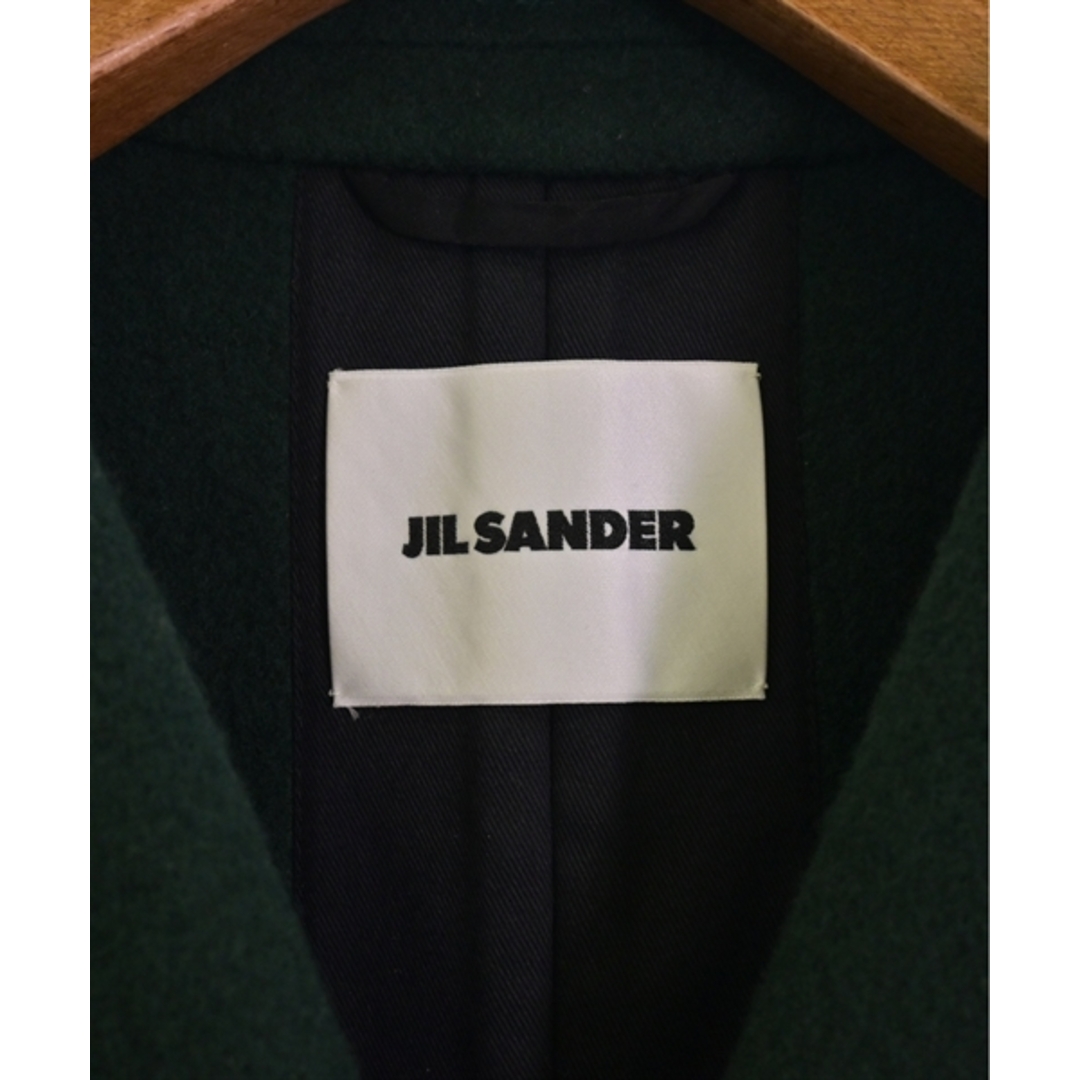 Jil Sander(ジルサンダー)のJIL SANDER ジルサンダー カジュアルジャケット 34(XXS位) 緑 【古着】【中古】 レディースのジャケット/アウター(テーラードジャケット)の商品写真