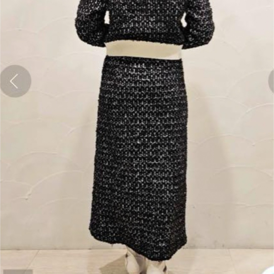 Noela(ノエラ)のノエラ ツイードニット　セットアップのスカートのみ  レディースのスカート(ロングスカート)の商品写真