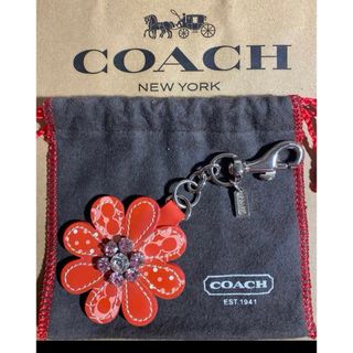 コーチ(COACH)のCOACH バッグチャーム　花(チャーム)