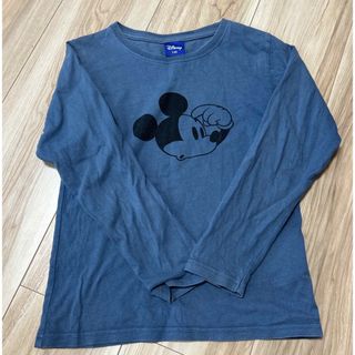 ディズニー(Disney)の130★ロンT 長袖 カットソー  Tシャツ ブルー(Tシャツ/カットソー)