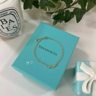 ティファニー(Tiffany & Co.)のティファニー　Ꭲスマイルブレスレット　ミニ　ティースマイル　Ꮶ18ローズゴールド(ブレスレット/バングル)