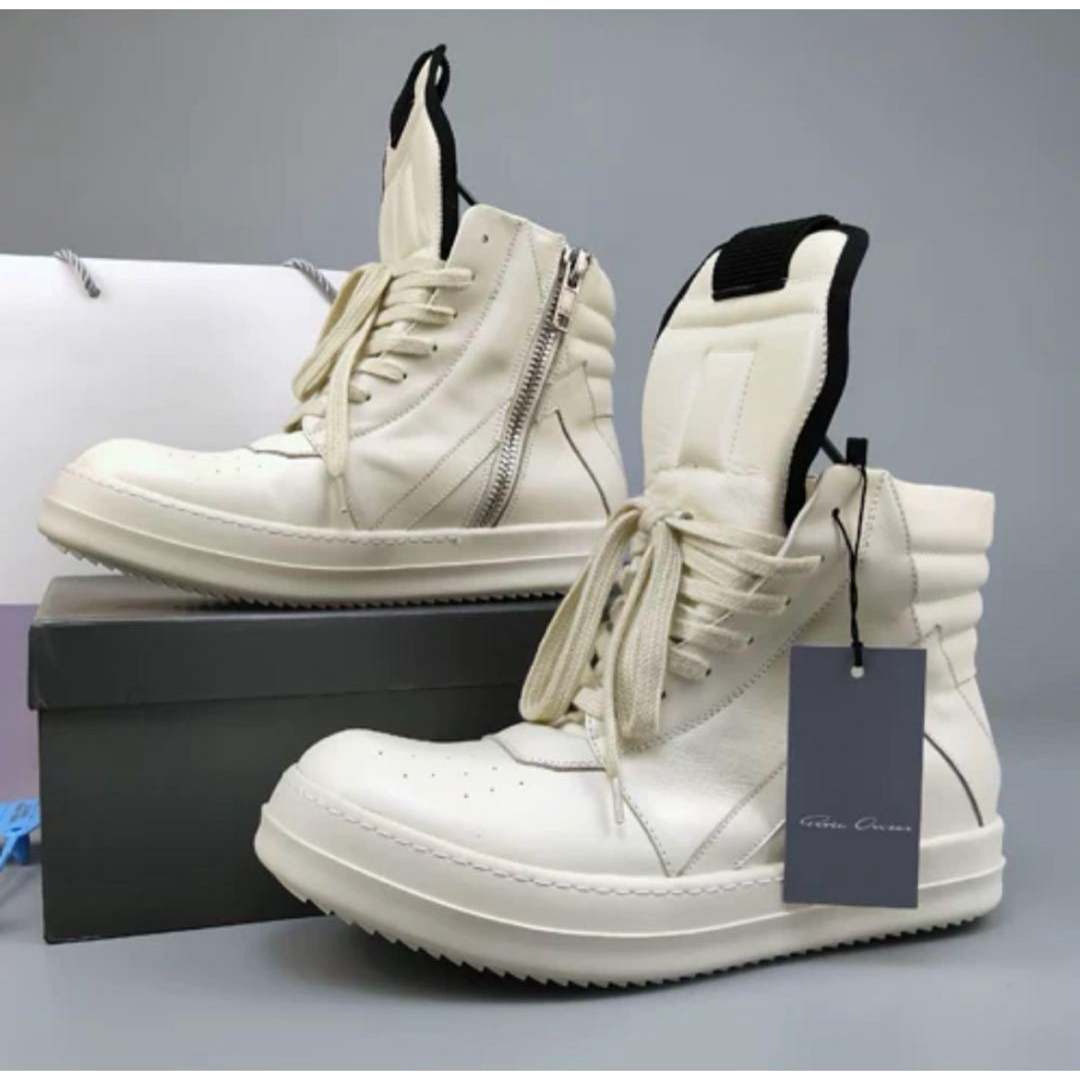 Rick Owens リックオウエンス ジオバスケット スニーカー レザー メンズの靴/シューズ(スニーカー)の商品写真