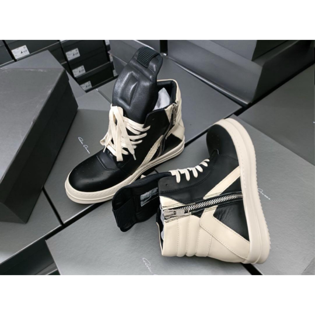 Rick Owens リックオウエンス ジオバスケット スニーカー レザー メンズの靴/シューズ(スニーカー)の商品写真