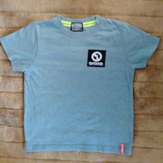 アウトドア(OUTDOOR)のOUTDOORロゴワッペンＴシャツ140ブルー(Tシャツ/カットソー)