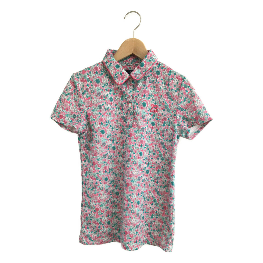 美品  23区GOLF 花柄ポロシャツ ×LIBERTY    レディース 1 レディースのトップス(ポロシャツ)の商品写真