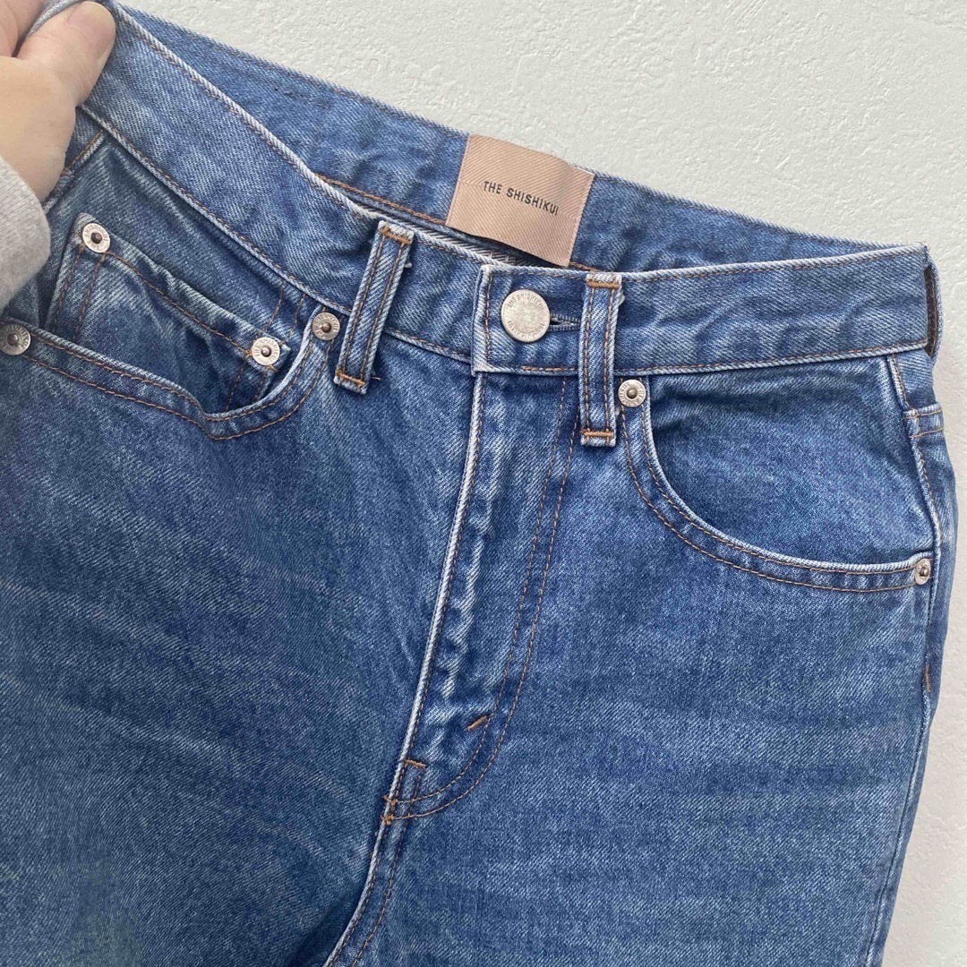 Ron Herman(ロンハーマン)のSHISHIKUI BASIC JEANS INDIGO23 裾上げ済み低身長向 レディースのパンツ(デニム/ジーンズ)の商品写真