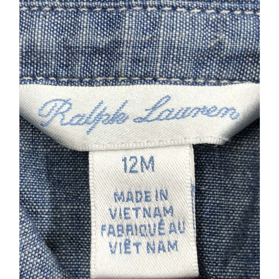 Ralph Lauren(ラルフローレン)の美品 ラルフローレン ノースリーブワンピース キッズ 12M キッズ/ベビー/マタニティのキッズ服女の子用(90cm~)(その他)の商品写真