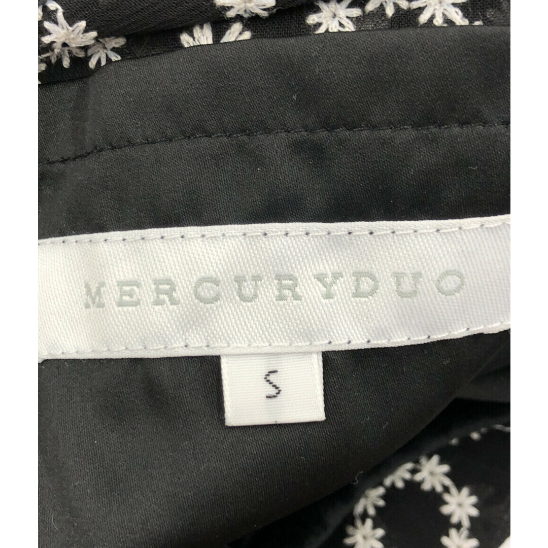 MERCURYDUO(マーキュリーデュオ)の美品 マーキュリーデュオ 半袖ワンピース フラワーモチーフ レディース S レディースのトップス(その他)の商品写真