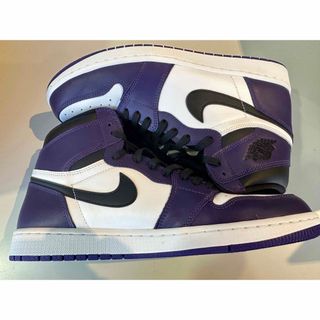 ナイキ(NIKE)のNIKE AIR JORDAN 1 HIGH OG COURT PURPLE(スニーカー)