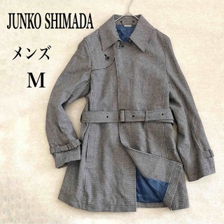 ジュンコシマダ(JUNKO SHIMADA)のJUNKO SHIMADA メンズ　カシミア混　コート　Mサイズ(トレンチコート)