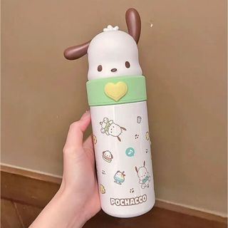 【新品未使用】ポチャコ　水筒　ステンレス　350ml 海外輸入　ボトル　サンリオ