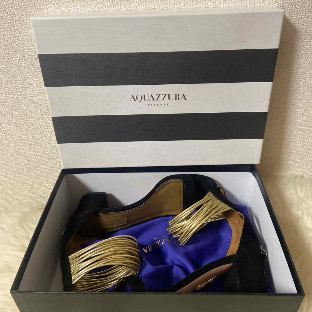 Aquazzura(アクアズーラ)の☆アクアズーラ36ハーフ　サンダル　ミュール レディースの靴/シューズ(サンダル)の商品写真