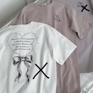 エブリン(evelyn)のタトゥーリボンTシャツ(Tシャツ(半袖/袖なし))