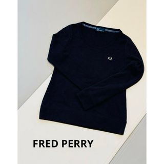 FRED PERRY - 【週末お値下げ】フレッドペリー ネイビー クルーネック セーター