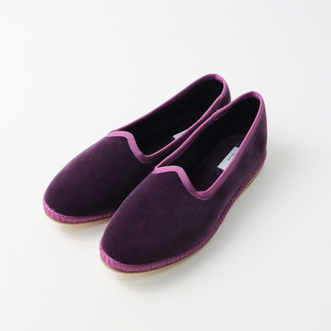 未使用 ペリーコサニー PELLICO SUNNY SLIP-ON VELLUTO ベルベット スリッポン 37/パープル【2400013777193】 レディースの靴/シューズ(スリッポン/モカシン)の商品写真