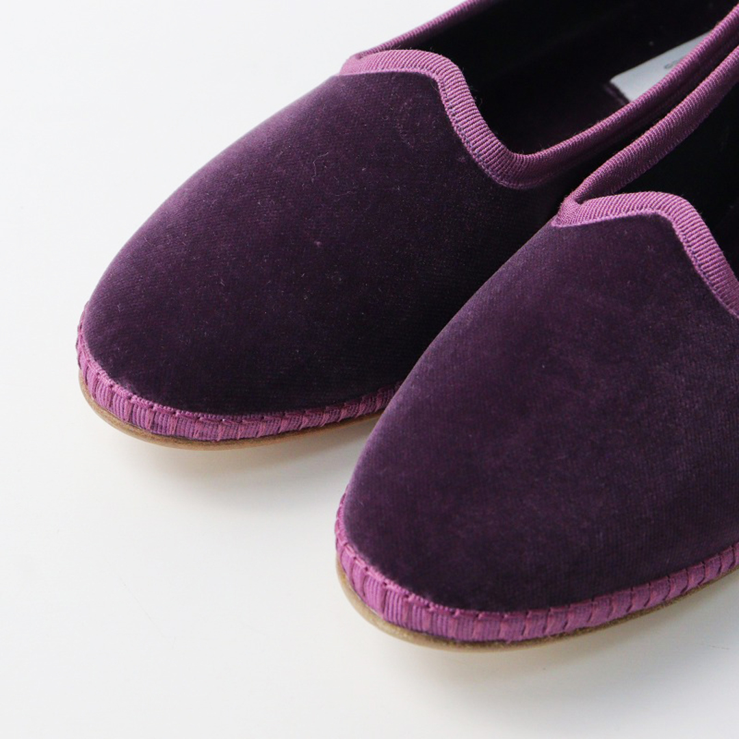 未使用 ペリーコサニー PELLICO SUNNY SLIP-ON VELLUTO ベルベット スリッポン 37/パープル【2400013777193】 レディースの靴/シューズ(スリッポン/モカシン)の商品写真