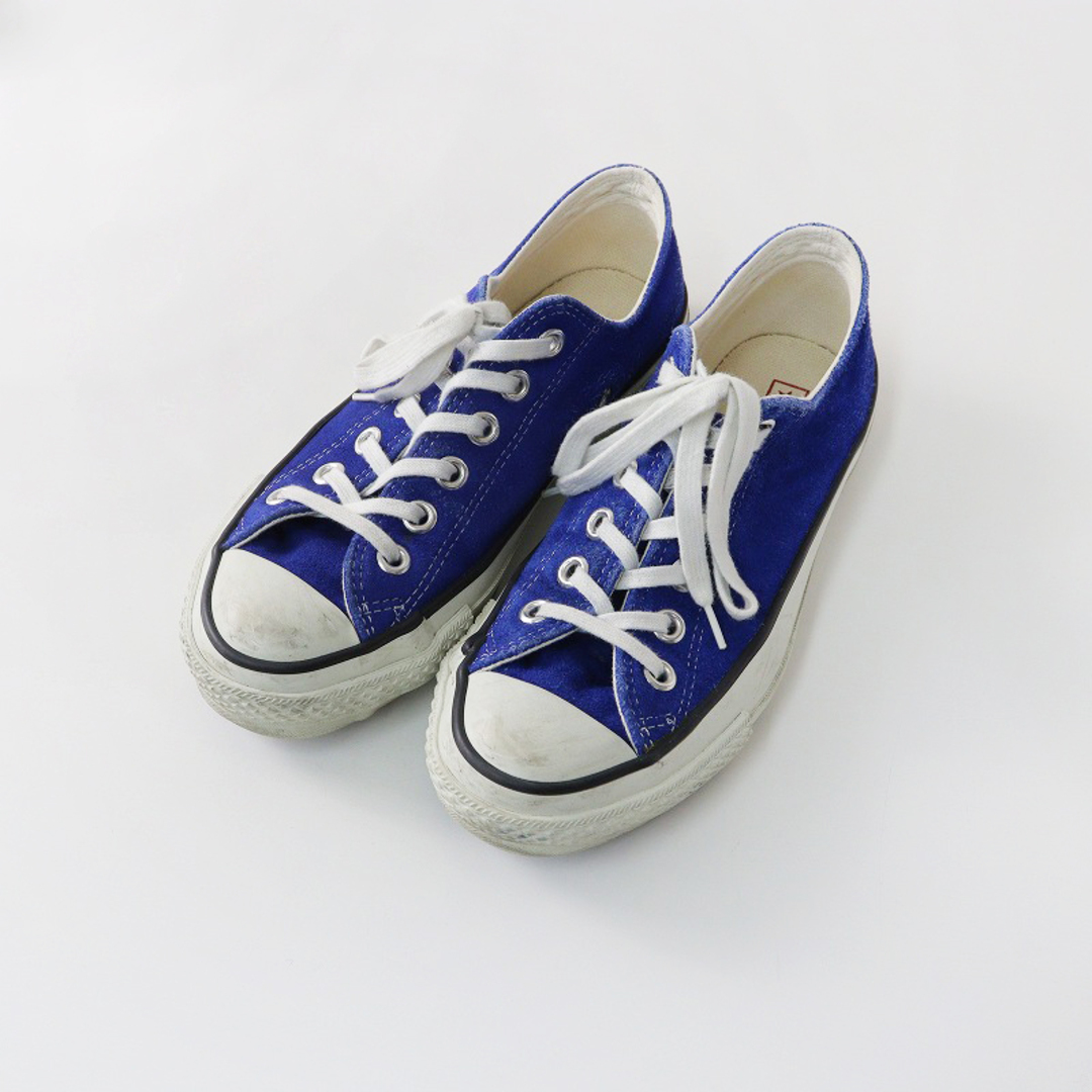 CONVERSE(コンバース)のコンバース CONVERSE 7SHD SUEDE ALL STAR J OX 4.5/ブルー スエード オールスター ローカット スニーカー 日本製 23.5cm【2400013776264】 レディースの靴/シューズ(スニーカー)の商品写真