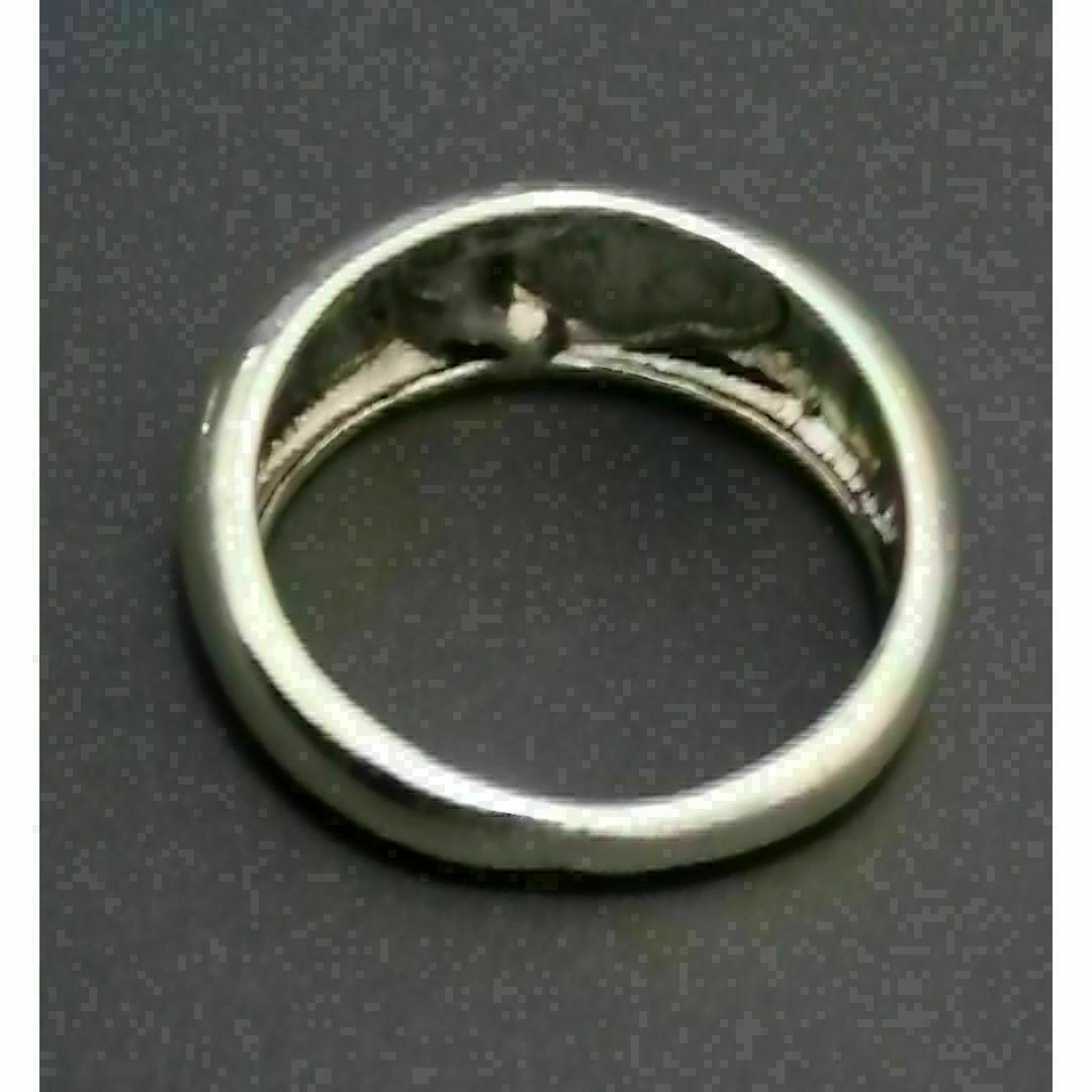 【A159】リング　メンズ　指輪　シルバー　月　ムーン　アクサセリー　20号 メンズのアクセサリー(リング(指輪))の商品写真