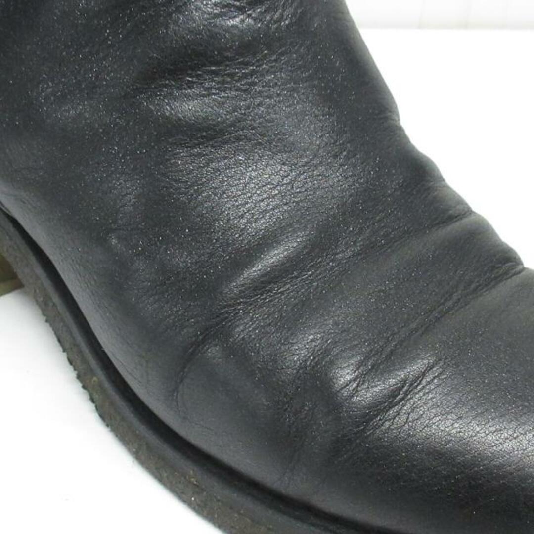 CHANEL(シャネル)のCHANEL(シャネル) ショートブーツ 39 C レディース ターンロック G31204 黒 ラメ/ブラック金具 レザー レディースの靴/シューズ(ブーツ)の商品写真