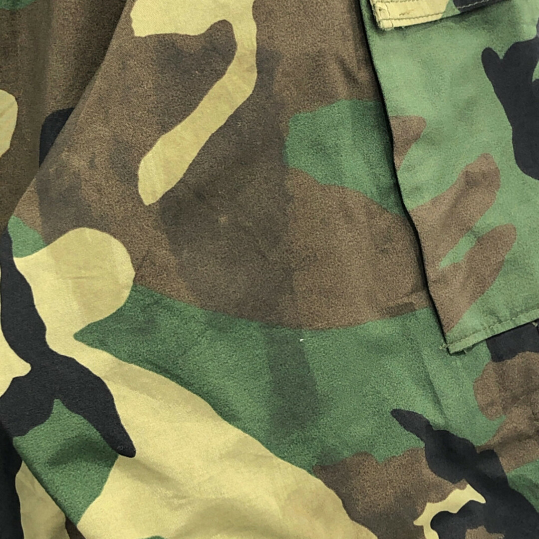 2000年代～ 米軍実物 U.S.ARMY ECWCS GEN1 GORE-TEX ジャケット 防水 ミリタリー ウッドランドカモ (メンズ LARGE-SHORT) 中古 古着 Q0562 メンズのジャケット/アウター(ミリタリージャケット)の商品写真