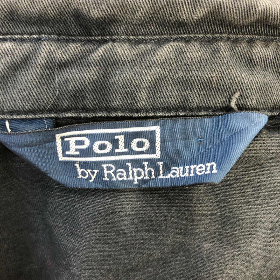 POLO RALPH LAUREN(ポロラルフローレン)の90年代 Polo by Ralph Lauren ポロ ラルフローレン スイングトップ ジャケット ワンポイントロゴ ネイビー (メンズ L) 中古 古着 Q0572 メンズのジャケット/アウター(その他)の商品写真