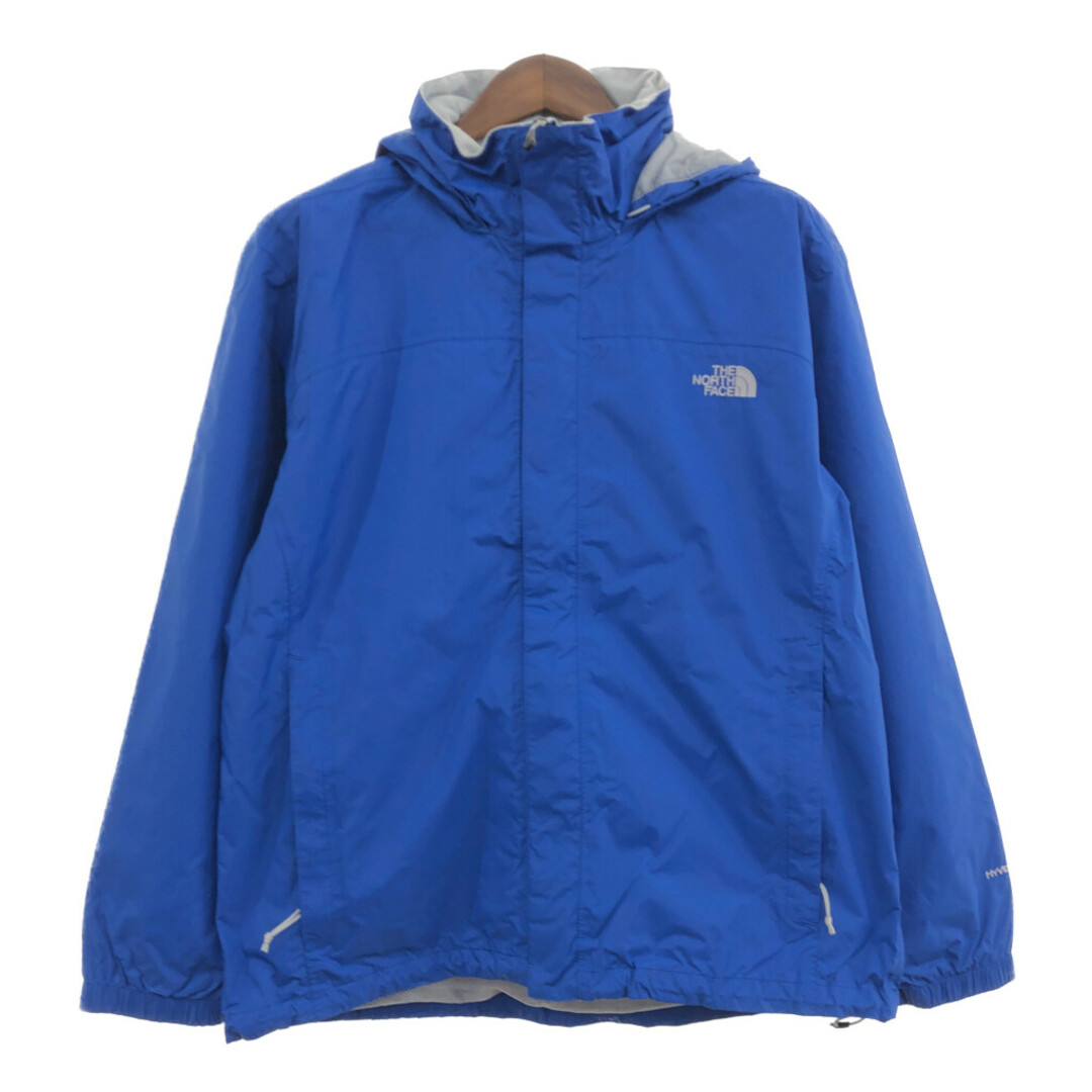 THE NORTH FACE(ザノースフェイス)のTHE NORTH FACE ノースフェイス HYVENT マウンテンパーカー ジャケット アウトドア 防水 ブルー (メンズ L/G) 中古 古着 Q0582 メンズのジャケット/アウター(マウンテンパーカー)の商品写真