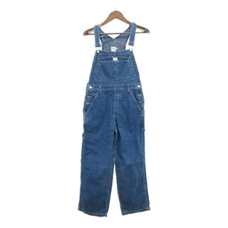 Calvin klein Jeans カルバンクライン ジーンズ デニム オーバーオール カジュアル ブルー (メンズ S) 中古 古着 Q0627(サロペット/オーバーオール)