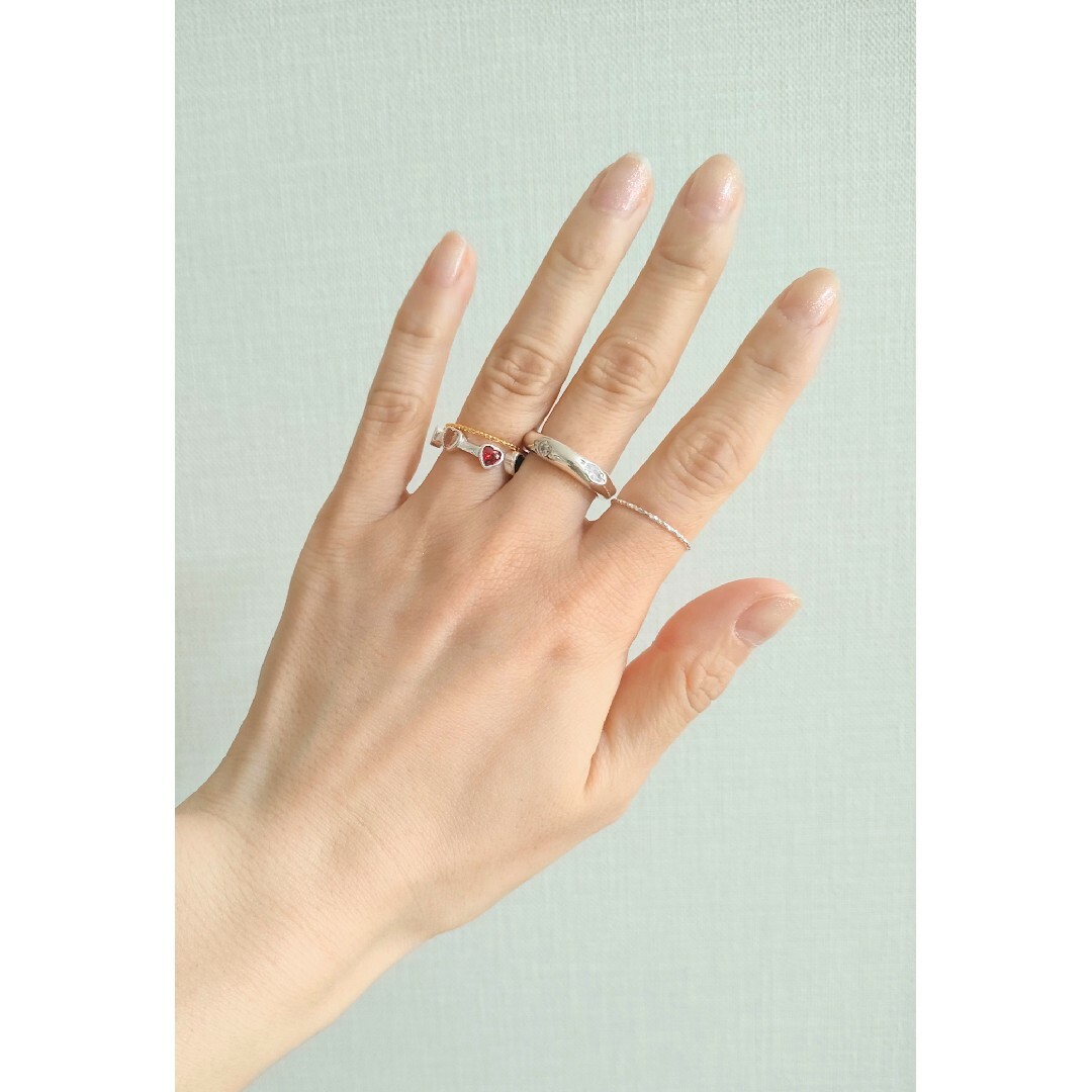 BEAUTY&YOUTH UNITED ARROWS(ビューティアンドユースユナイテッドアローズ)のmulti Heart ring（silver925） レディースのアクセサリー(リング(指輪))の商品写真