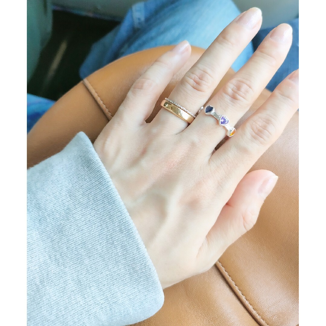 BEAUTY&YOUTH UNITED ARROWS(ビューティアンドユースユナイテッドアローズ)のmulti Heart ring（silver925） レディースのアクセサリー(リング(指輪))の商品写真