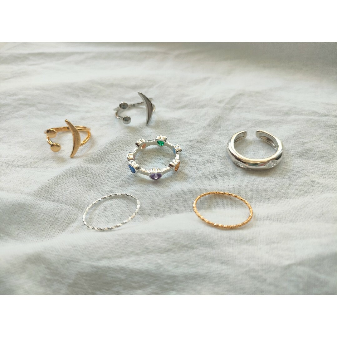 BEAUTY&YOUTH UNITED ARROWS(ビューティアンドユースユナイテッドアローズ)のmulti Heart ring（silver925） レディースのアクセサリー(リング(指輪))の商品写真