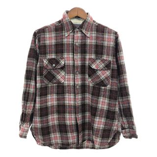 ペンドルトン(PENDLETON)の70年代 USA製 PENDLETON ペンドルトン ネルシャツ 長袖シャツ チェック マルチカラー (メンズ L) 中古 古着 Q0632(シャツ)