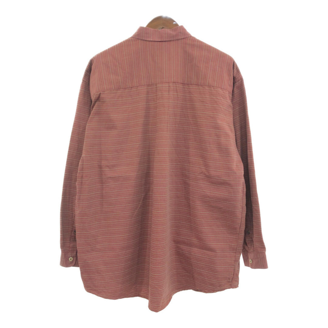 patagonia(パタゴニア)の2000年代 patagonia パタゴニア ORGANIC COTTON 長袖シャツ アウトドア チェック レッド (メンズ XL) 中古 古着 Q0646 メンズのトップス(シャツ)の商品写真