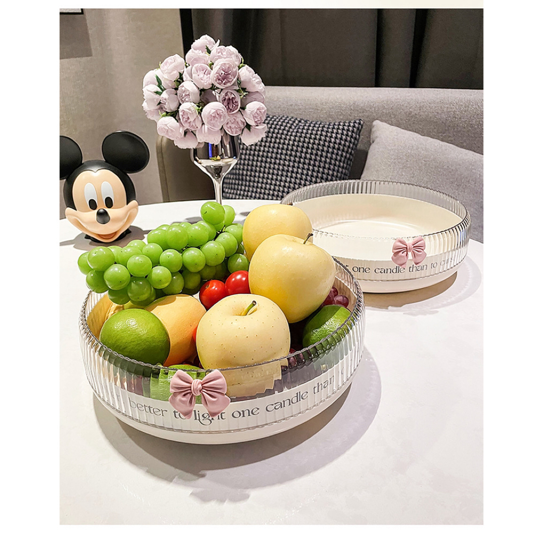 高級感果物皿 盛り皿 お菓子皿、フルーツプレート、リボン豪華 高級感果物皿 盛り皿 お菓子皿、フルーツプレート、リボン豪華