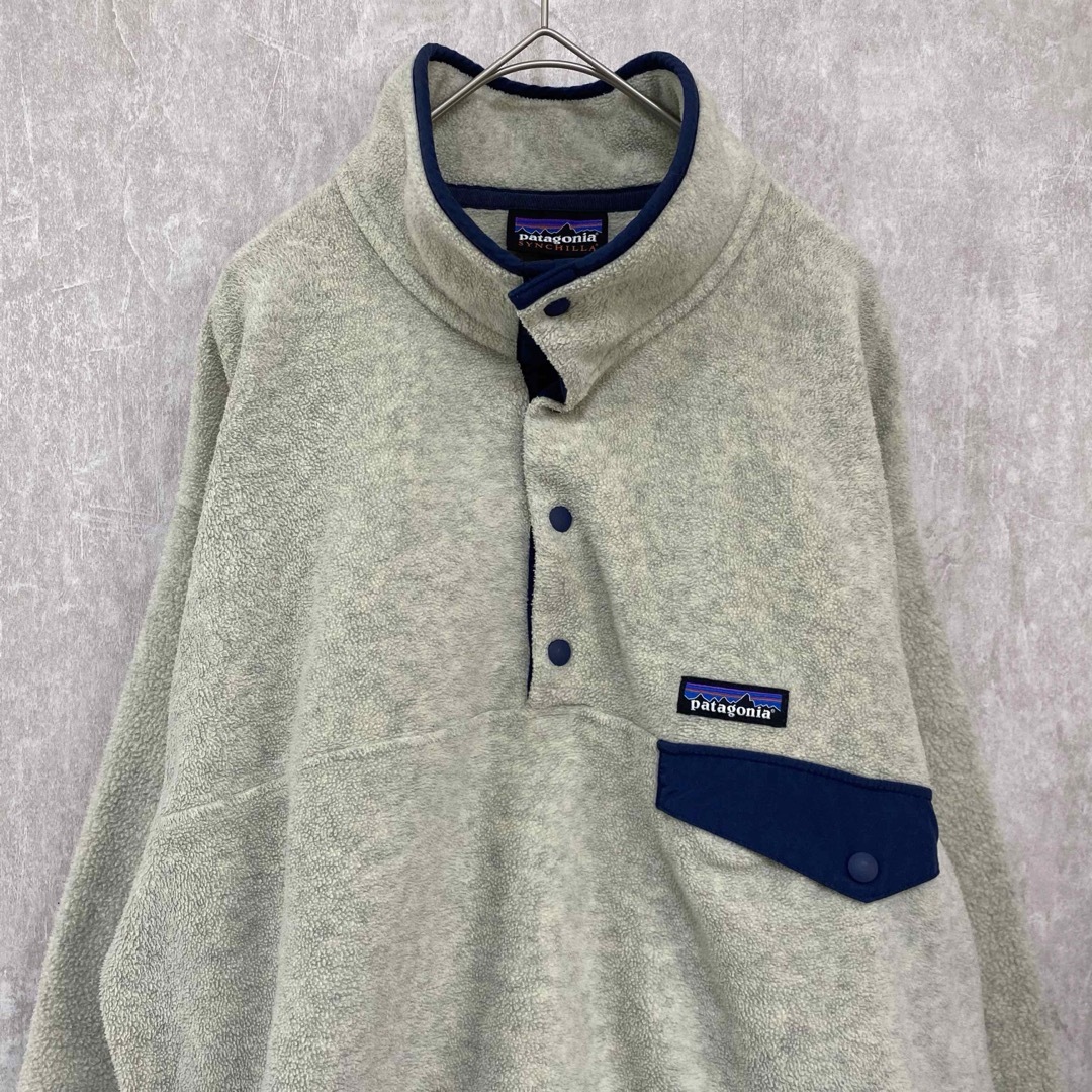 patagonia(パタゴニア)のpatagonia シンチラ スナップT プルオーバー sizeM メンズのジャケット/アウター(その他)の商品写真