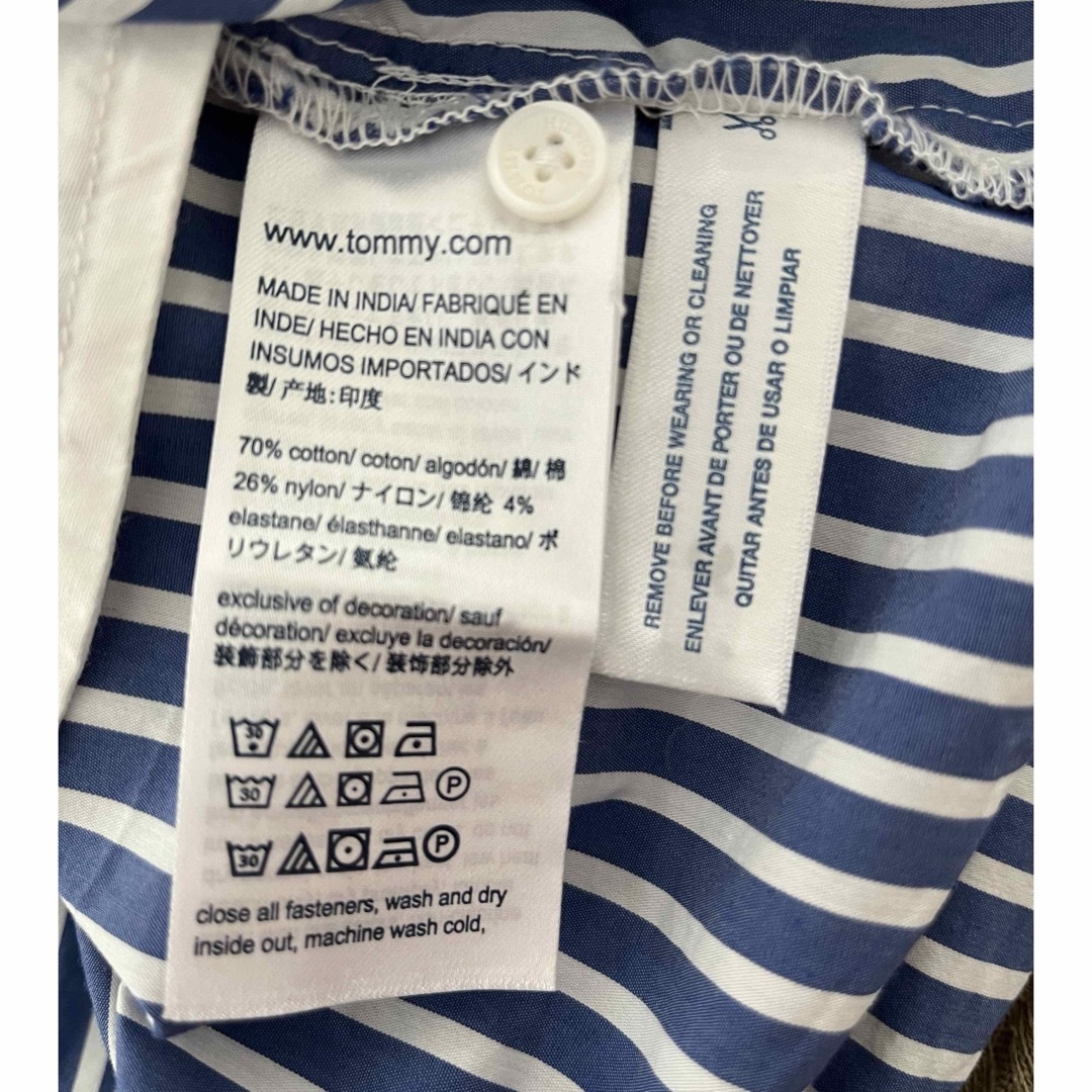 TOMMY HILFIGER(トミーヒルフィガー)のTOMMY FILFIGER kids ワンピース　アウター キッズ/ベビー/マタニティのキッズ服女の子用(90cm~)(ワンピース)の商品写真