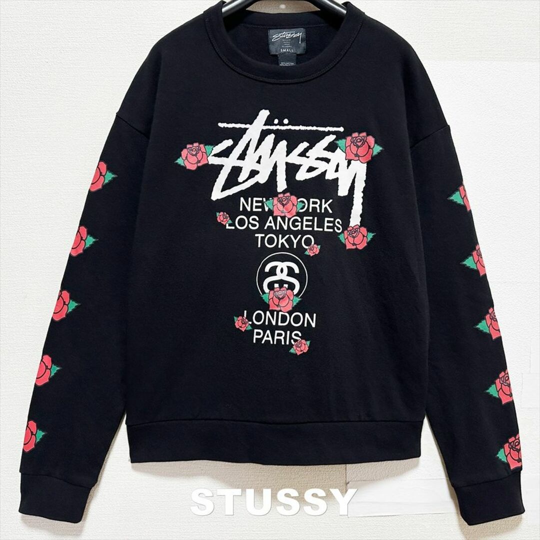 STUSSY - 【STUSSY】ステューシー ROSEワールドツアー ロングTシャツ