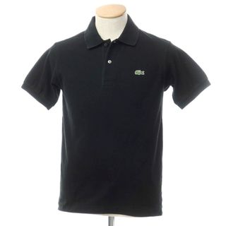 ラコステ(LACOSTE)の【中古】ラコステ LACOSTE 鹿の子コットン 半袖ポロシャツ ブラック【サイズ2】【メンズ】(ポロシャツ)