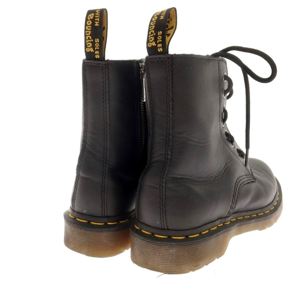 Dr.Martens(ドクターマーチン)の【中古】ドクターマーチン Dr.Martens レザー 8ホールブーツ ブラック【サイズ6】【レディース】 レディースの靴/シューズ(ブーツ)の商品写真