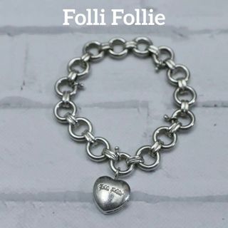 Folli Follie - 【匿名配送】 フォリフォリ ブレスレット SV925 22.8g ハート