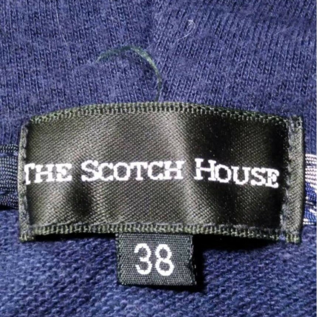 THE SCOTCH HOUSE(ザスコッチハウス)の【A63】THE SCOTCH HOUSE   フード付き半袖パーカー レディースのトップス(パーカー)の商品写真