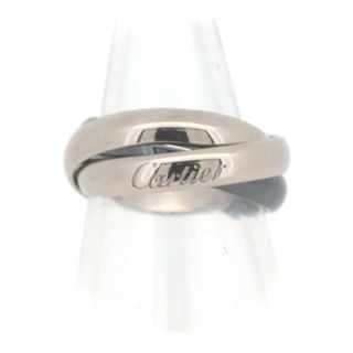 カルティエ(Cartier)の目立った傷や汚れなし カルティエ トリニティ リング 指輪 CRB40956 9号 K18WG/セラミック((リング(指輪))