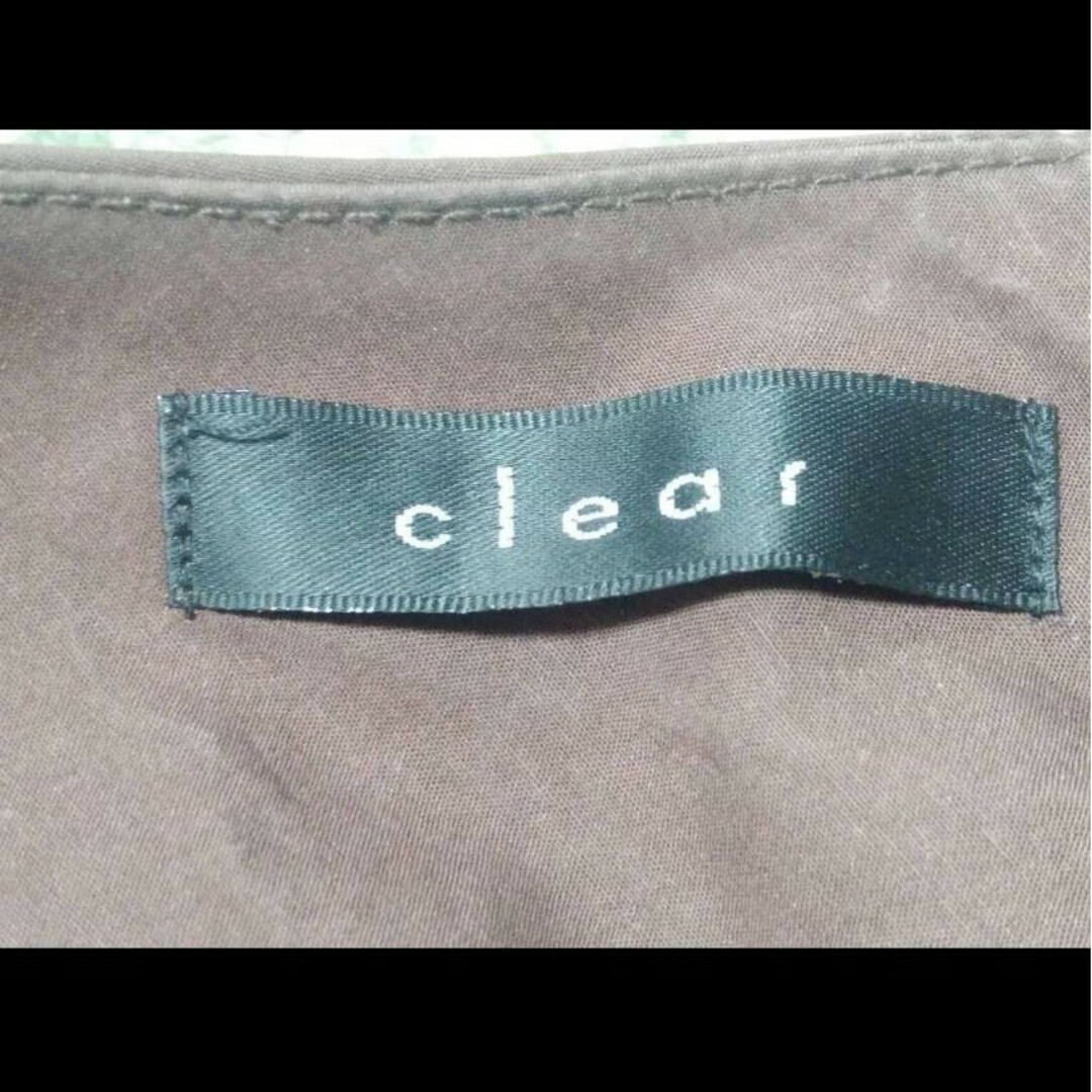 clear(クリア)の【A73】clear   Vネックワンピース レディースのワンピース(ロングワンピース/マキシワンピース)の商品写真