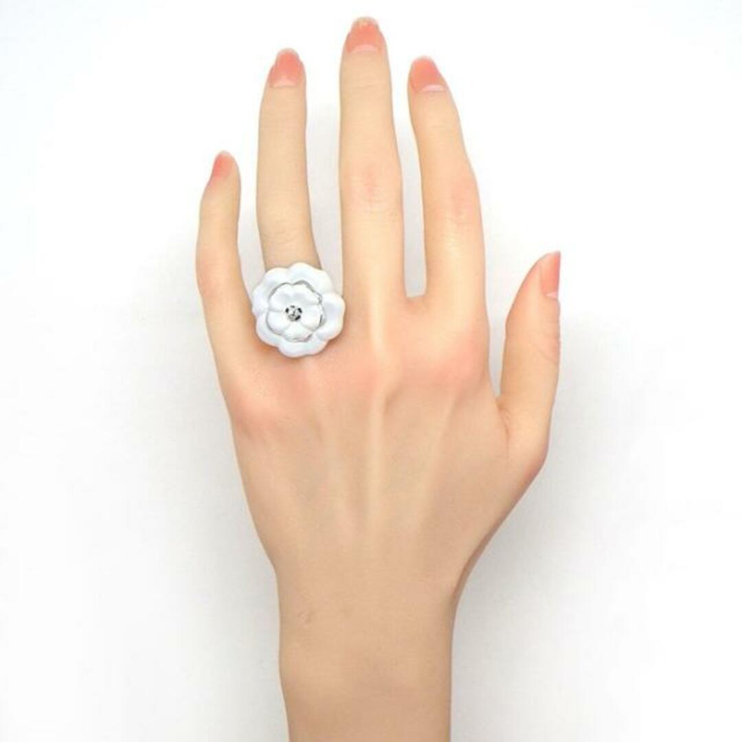 高質 - CHANEL シャネル ダイヤモンド J10005 カメリア リング CHANEL 指輪