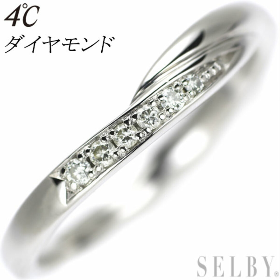 4℃(ヨンドシー)の4℃ Pt950 ダイヤモンド リング レディースのアクセサリー(リング(指輪))の商品写真